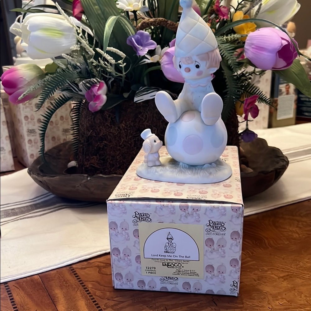 Precious Moments Lord Keep Me On The Ball Figurine